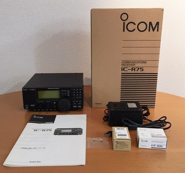 ICOM アイコム IC-R75 後期型 付属品
